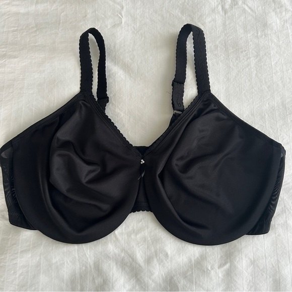 Wacoal Bra Black Simple Shaping Minimizer Underwire size 44D - Picture 3 of 14